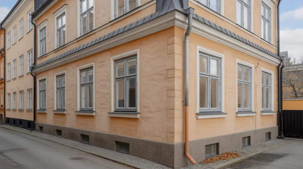 renovering av putsad fasad med till ggsisolering i hornstull s dermalm