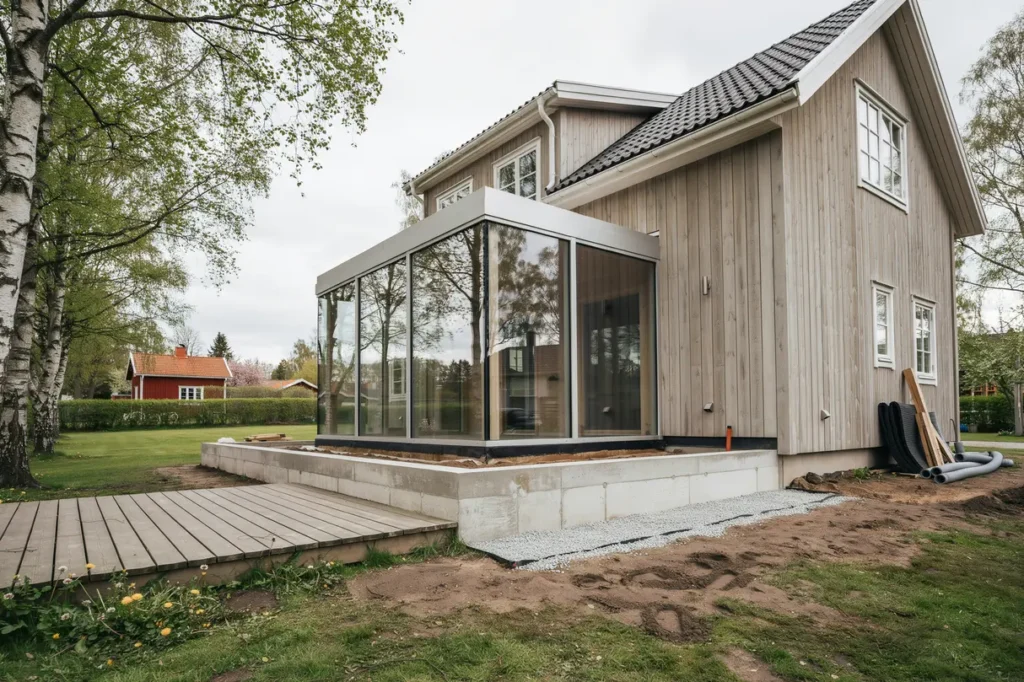 bygga uterum p villa grund isolering bygglov och vanliga misstag att undvika